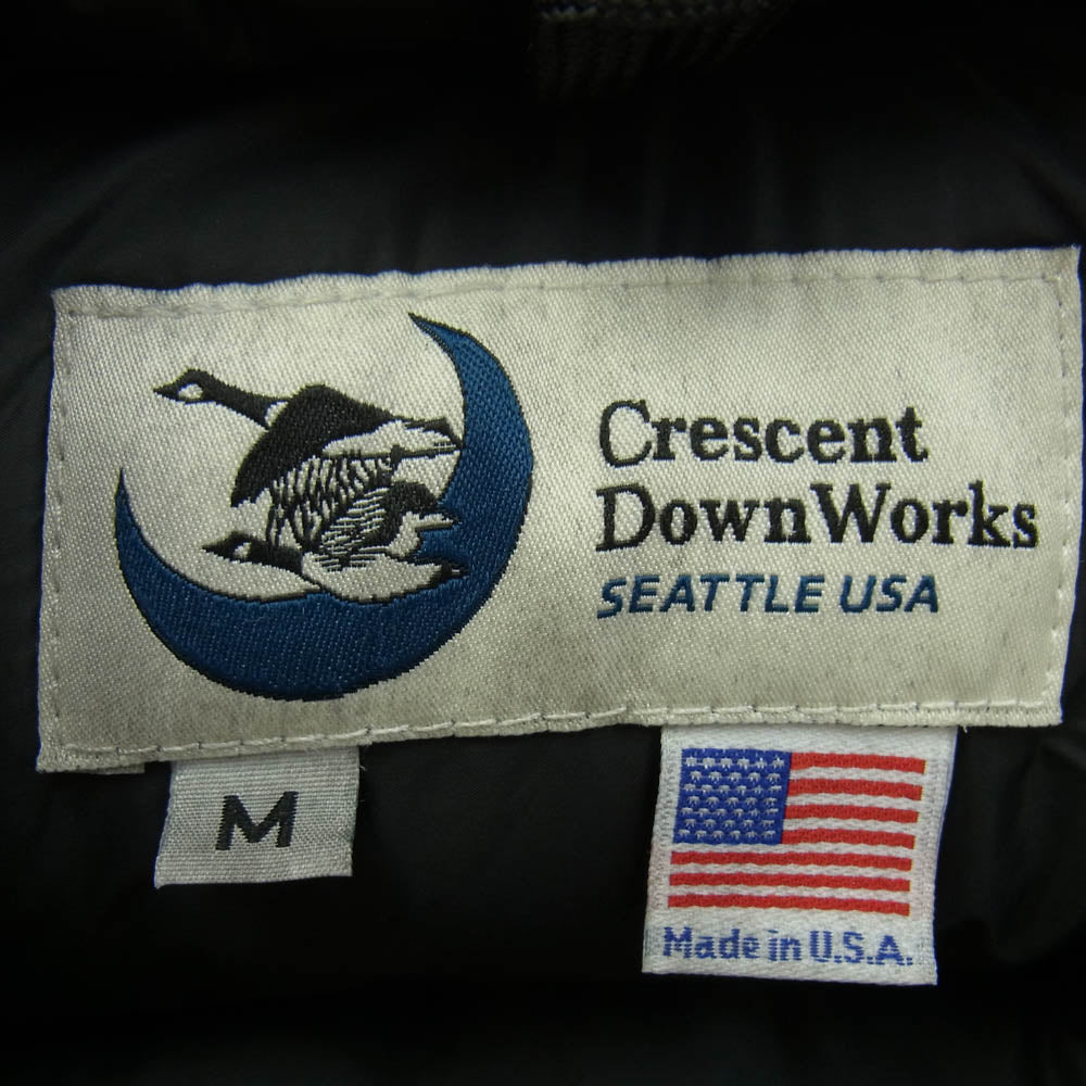 Crescent Down Works クレセントダウンワークス ダウン ベスト ブラック系 M【中古】