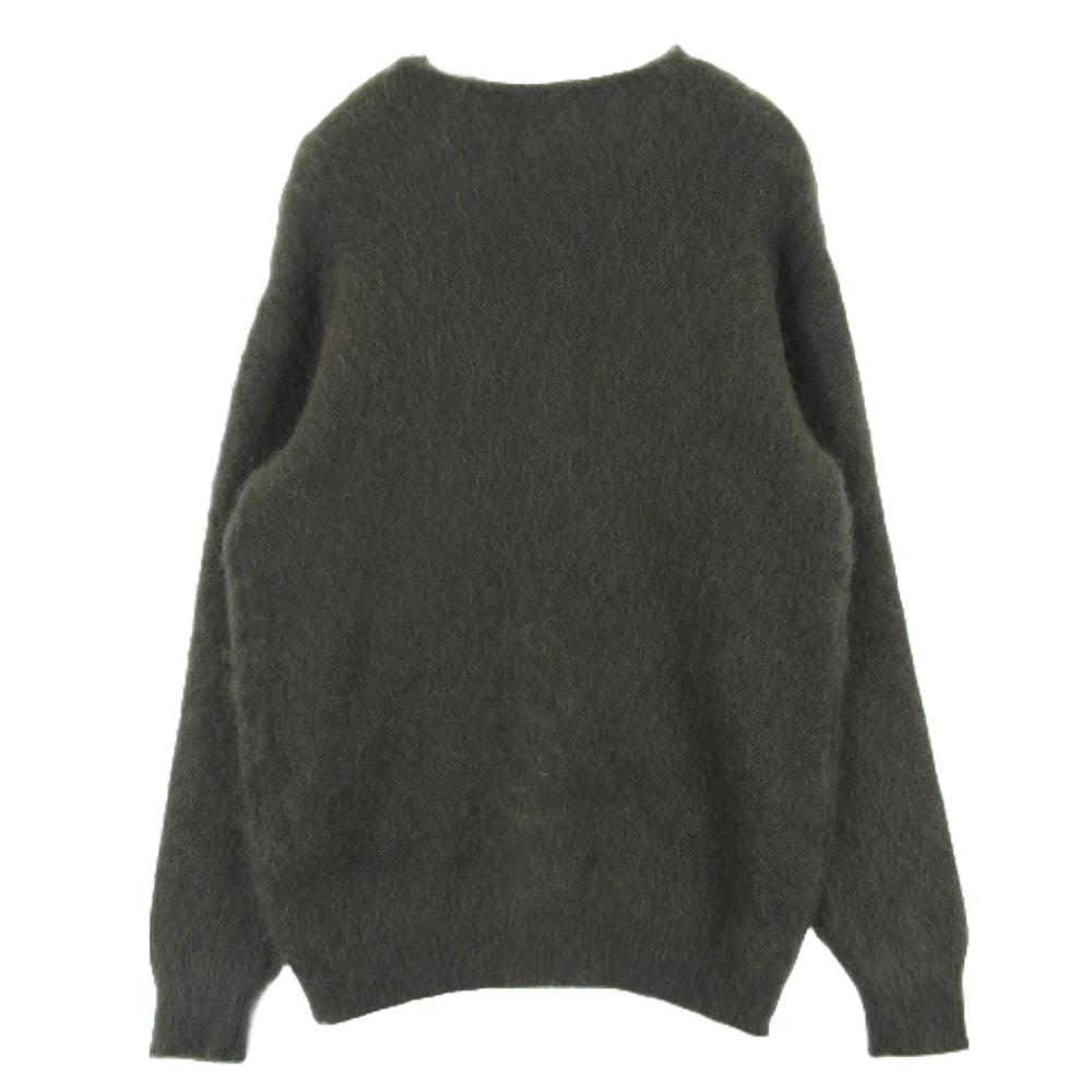 Needles ニードルス LQ276 Mohair Cardigan Vネック モヘア カーディガン ニット グレイッシュブラウン系 S【中古】