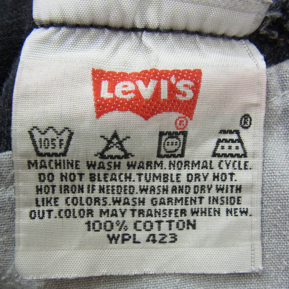 Levi's リーバイス 501-0660 00s 501 後染め加工 ブラックデニム パンツ ブラック系 31【中古】