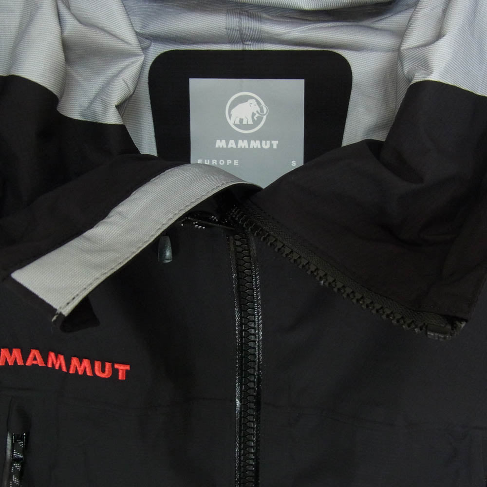 Mammut マムート 1010-32080 Masao Light 2.0 HS Hooded Jacket JE AF Men Classic マサオ ライト 2.0 ハードシェル フーデッド ジャパンエディション アジアンフィット クラシック ジャケット ブラック系 M【新古品】【未使用】【中古】