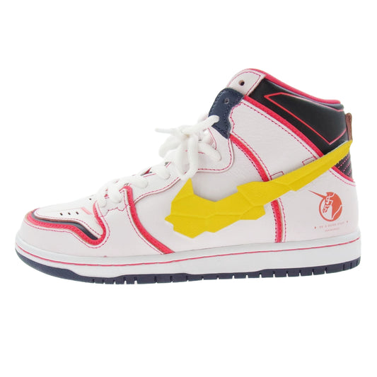 NIKE ナイキ DH7717-100 × Gundam Unicorn Dunk High PRO QS ガンダム ダンク ハイ プロ QS ハイカット スニーカー ホワイト系 レッド系 26.5cm【中古】