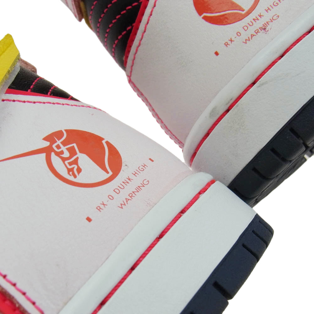 NIKE ナイキ DH7717-100 × Gundam Unicorn Dunk High PRO QS ガンダム ダンク ハイ プロ QS ハイカット スニーカー ホワイト系 レッド系 26.5cm【中古】