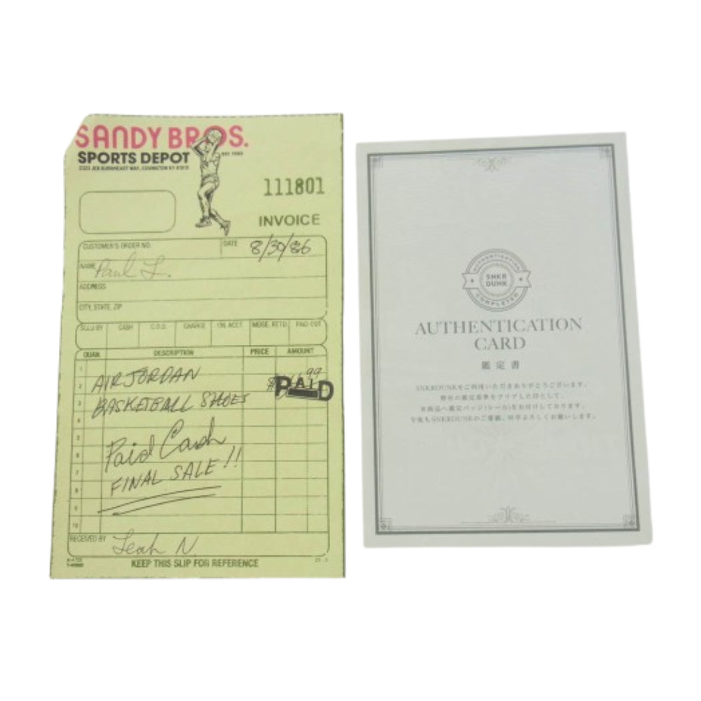 NIKE ナイキ DZ5485-612 フェイクバスターズ鑑定済 Air Jordan 1 High OG エアジョーダン1 ハイ OG ハイカットスニーカー ホワイト系 レッド系 26.5ｃｍ【中古】