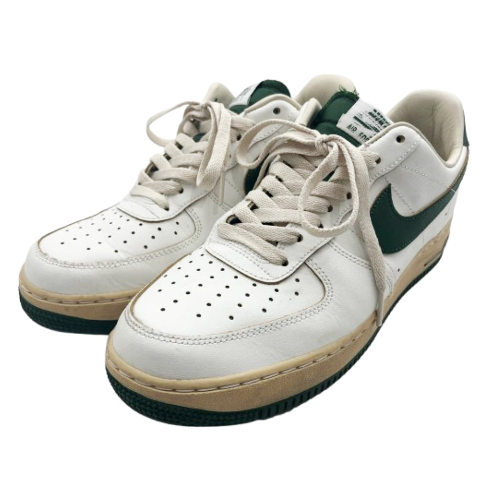 NIKE ナイキ DZ4764-133 WMNS AIR FORCE 1 AF1 LOW GREEN AND MUSLIN ウィメンズ エアフォース グリーンアンドムスリン ローカット スニーカー ホワイト系 グリーン系 26.5cm【中古】