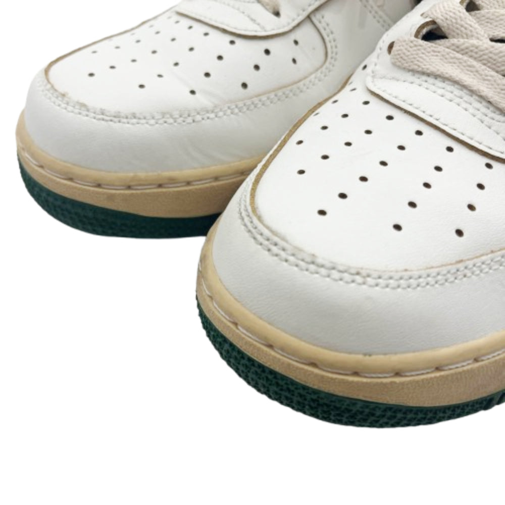 NIKE ナイキ DZ4764-133 WMNS AIR FORCE 1 AF1 LOW GREEN AND MUSLIN ウィメンズ エアフォース グリーンアンドムスリン ローカット スニーカー ホワイト系 グリーン系 26.5cm【中古】