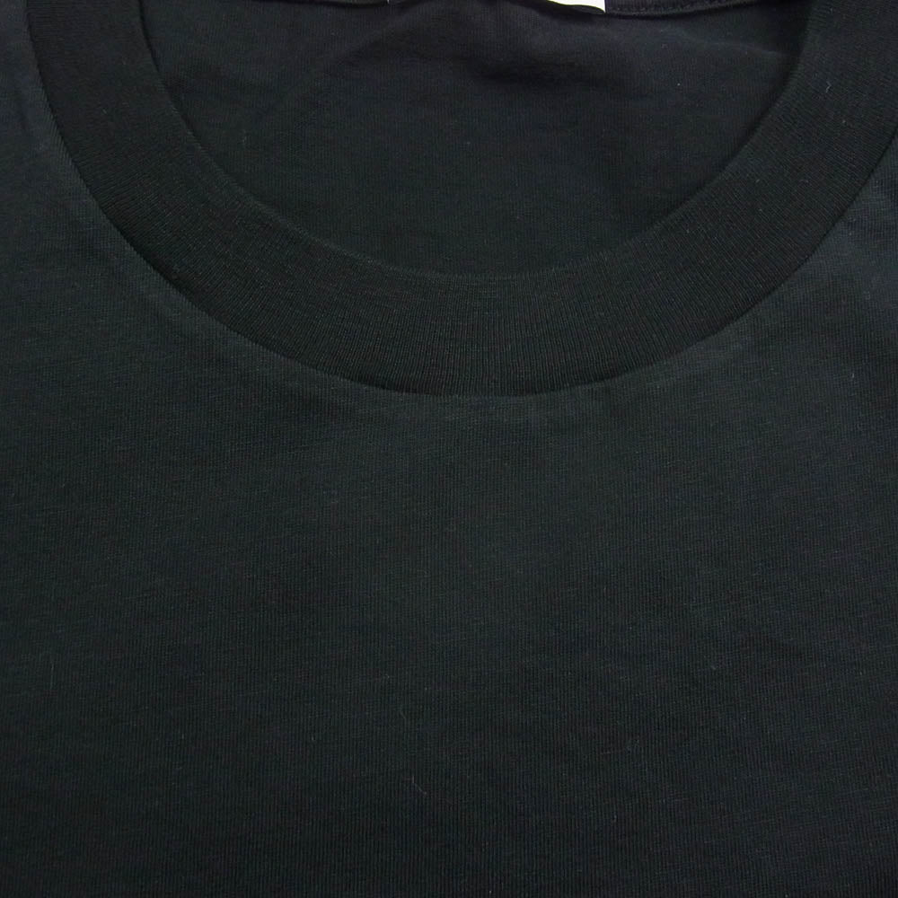 MONCLER モンクレール 25SS K10918C00026 Logo Patch Cotton T Shirt  TEE ロゴ ワッペン コットン 半袖 Tシャツ ブラック系 L【極上美品】【中古】
