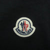 MONCLER モンクレール 25SS K10918C00026 Logo Patch Cotton T Shirt  TEE ロゴ ワッペン コットン 半袖 Tシャツ ブラック系 L【極上美品】【中古】