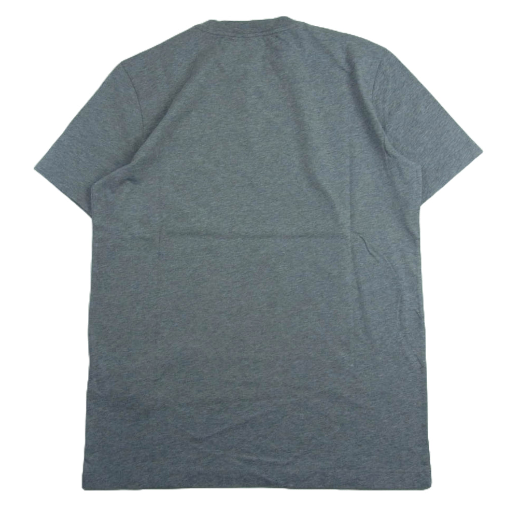 MONCLER モンクレール 25SS K10918C00026 Logo Patch Cotton T Shirt  TEE ロゴ ワッペン コットン 半袖 Tシャツ グレー グレー系 L【極上美品】【中古】