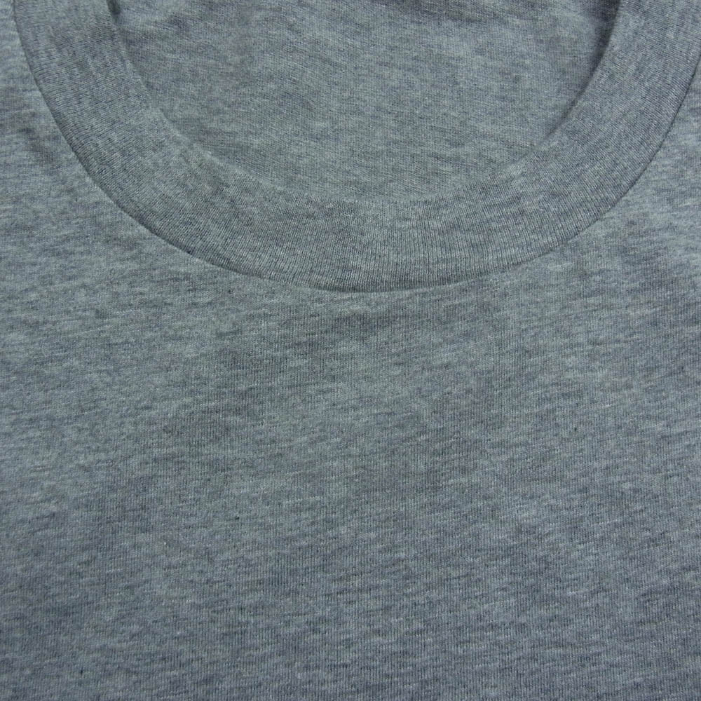MONCLER モンクレール 25SS K10918C00026 Logo Patch Cotton T Shirt  TEE ロゴ ワッペン コットン 半袖 Tシャツ グレー グレー系 L【極上美品】【中古】