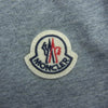 MONCLER モンクレール 25SS K10918C00026 Logo Patch Cotton T Shirt  TEE ロゴ ワッペン コットン 半袖 Tシャツ グレー グレー系 L【極上美品】【中古】