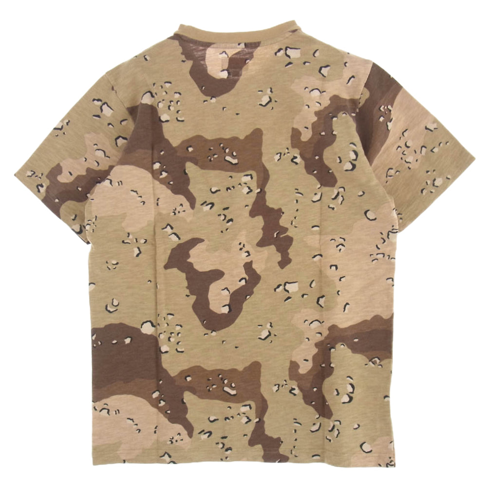 Supreme シュプリーム 16SS S/S Pocket Tee Desert Camo ポケット ピスタグ 半袖 Tシャツ デザートカモ ブラウン系 M【美品】【中古】