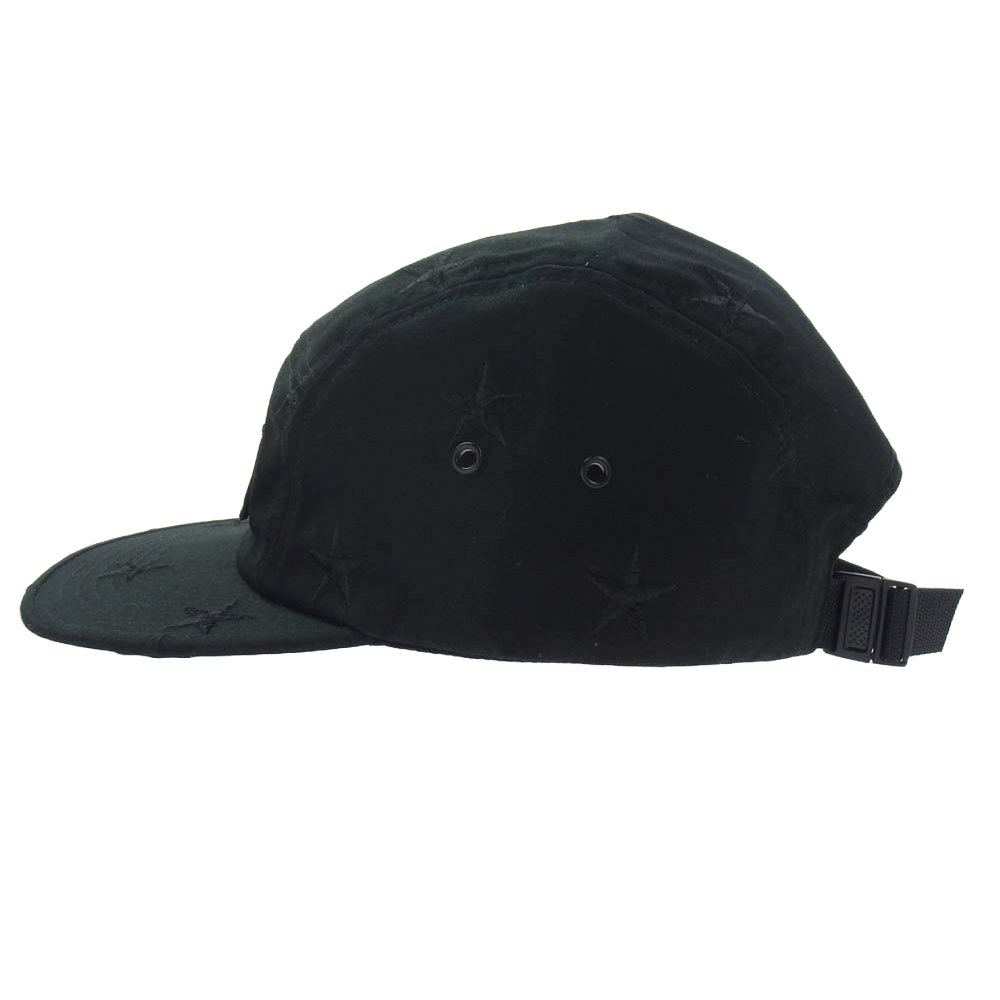 Supreme シュプリーム 13AW BOX LOGO Stars Camp Cap ボックスロゴ スター刺繍 キャンプ キャップ 帽子 ブラック系【極上美品】【中古】
