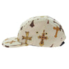Supreme シュプリーム 13SS BOX LOGO Crosses Camp Cap ボックスロゴ クロスプリント キャンプ キャップ 帽子 オフホワイト オフホワイト系【中古】