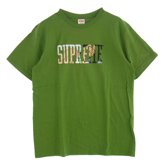 Supreme シュプリーム 24AW Tera Patrick Tee テラパトリック クルーネック 半袖 Tシャツ グリーン系 M【美品】【中古】