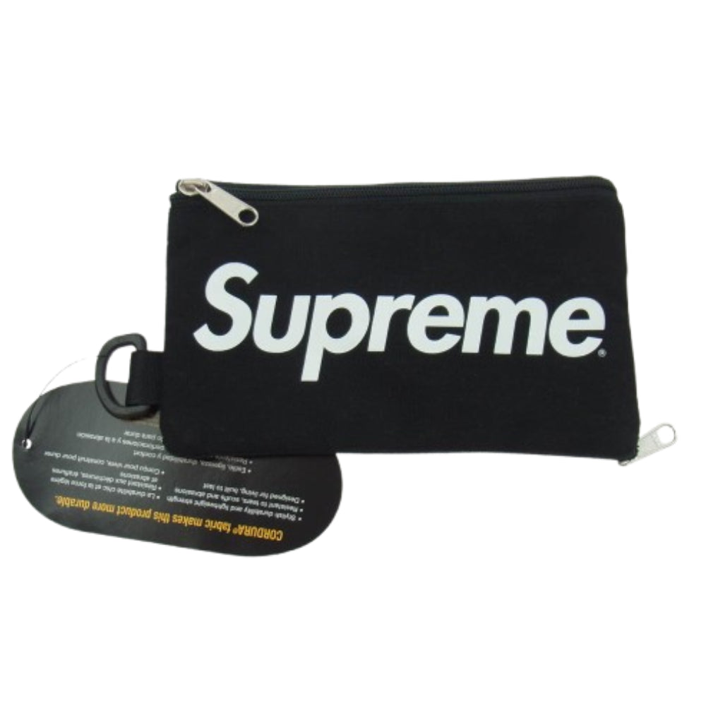 Supreme シュプリーム 16AW Mobile Pouch Cordura コーデュラナイロン モバイル ポーチ ブラック系【極上美品】【中古】