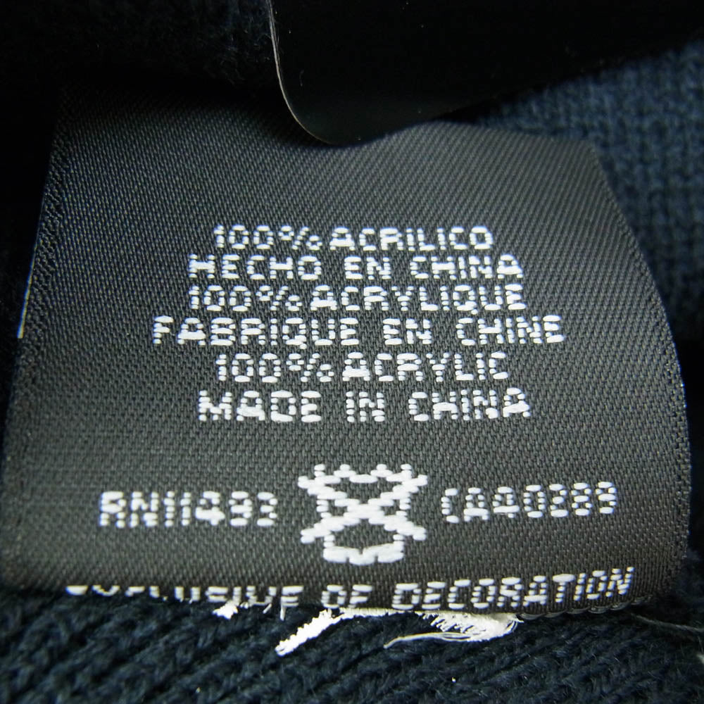Supreme シュプリーム 21AW New Era Box Logo Beanie Washed Navy ニューエラ ボックスロゴ ビーニー ニット帽 ウォッシュドネイビー ダークネイビー系【新古品】【未使用】【中古】