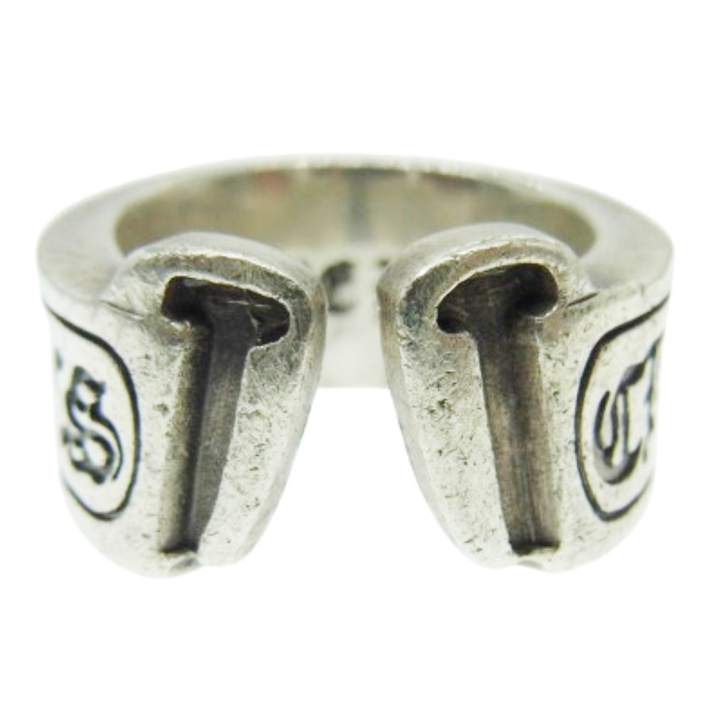 CHROME HEARTS クロムハーツ（原本無） LG SCROLL LABEL ラージ スクロール ラベル リング 12号【中古】