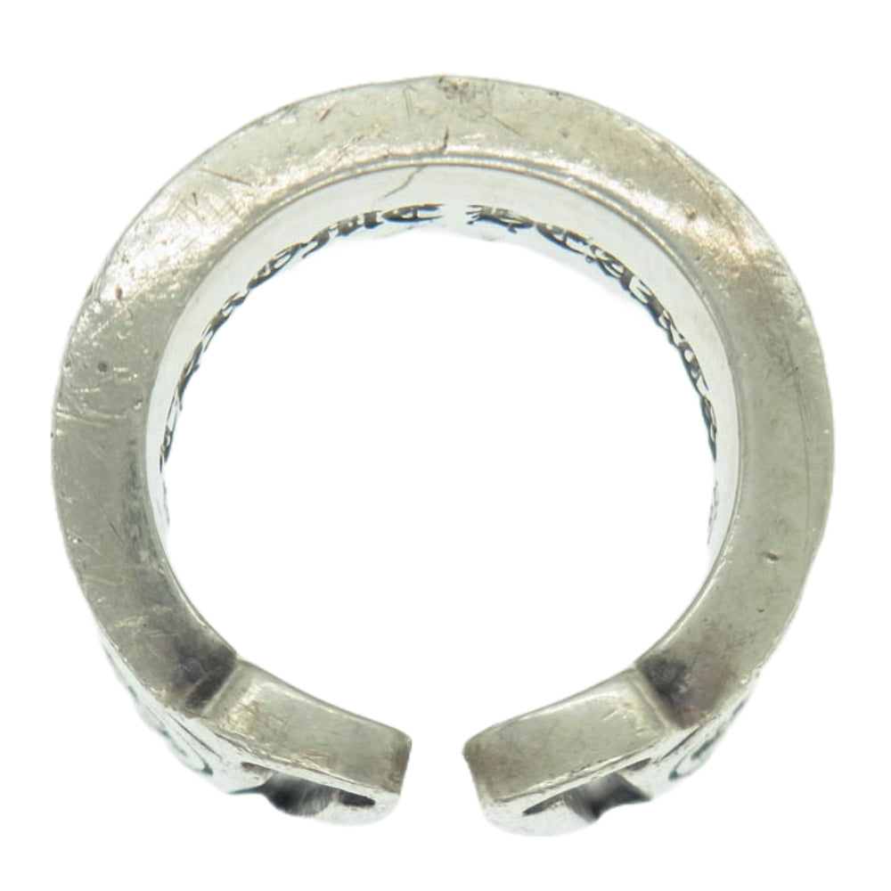 CHROME HEARTS クロムハーツ（原本無） LG SCROLL LABEL ラージ スクロール ラベル リング 12号【中古】