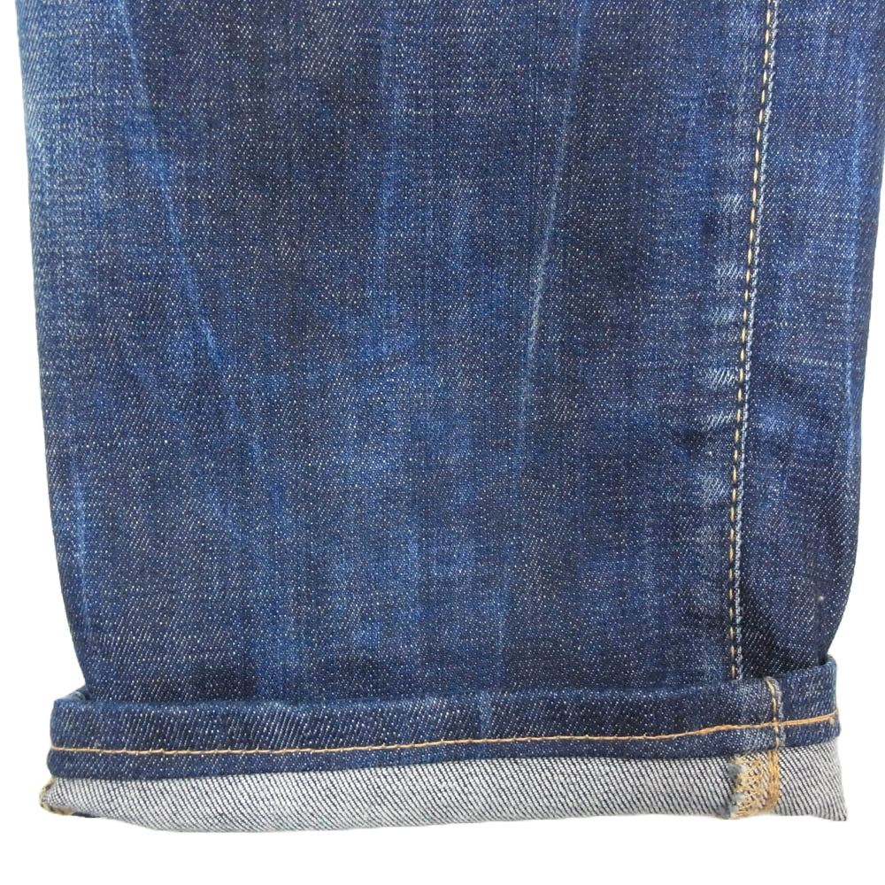 DSQUARED2 ディースクエアード S71LB0630 ボタンフライ ダメージ加工 スキニー デニム パンツ インディゴブルー系 50【中古】