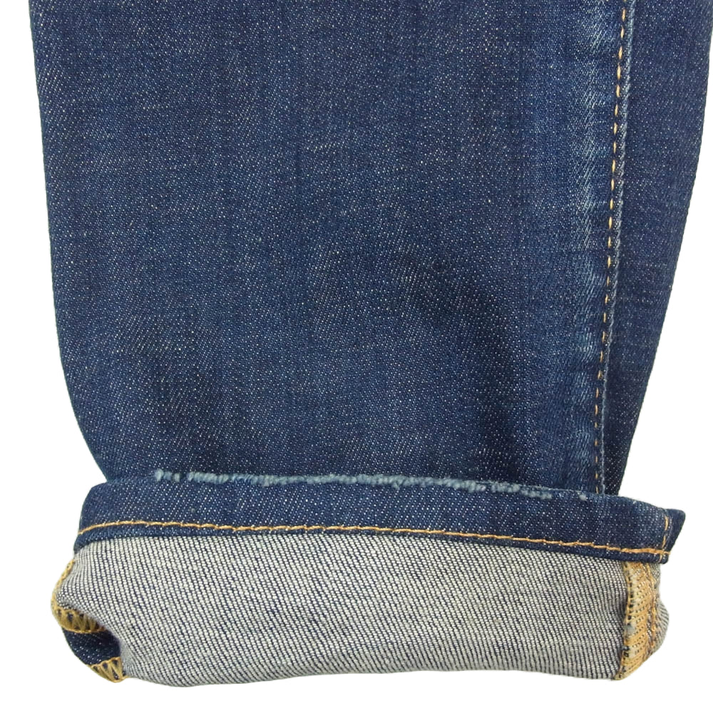 DSQUARED2 ディースクエアード S71LB0005 ボタンフライ ペイント加工 ダメージ加工 スキニー デニム パンツ インディゴブルー系 48【中古】