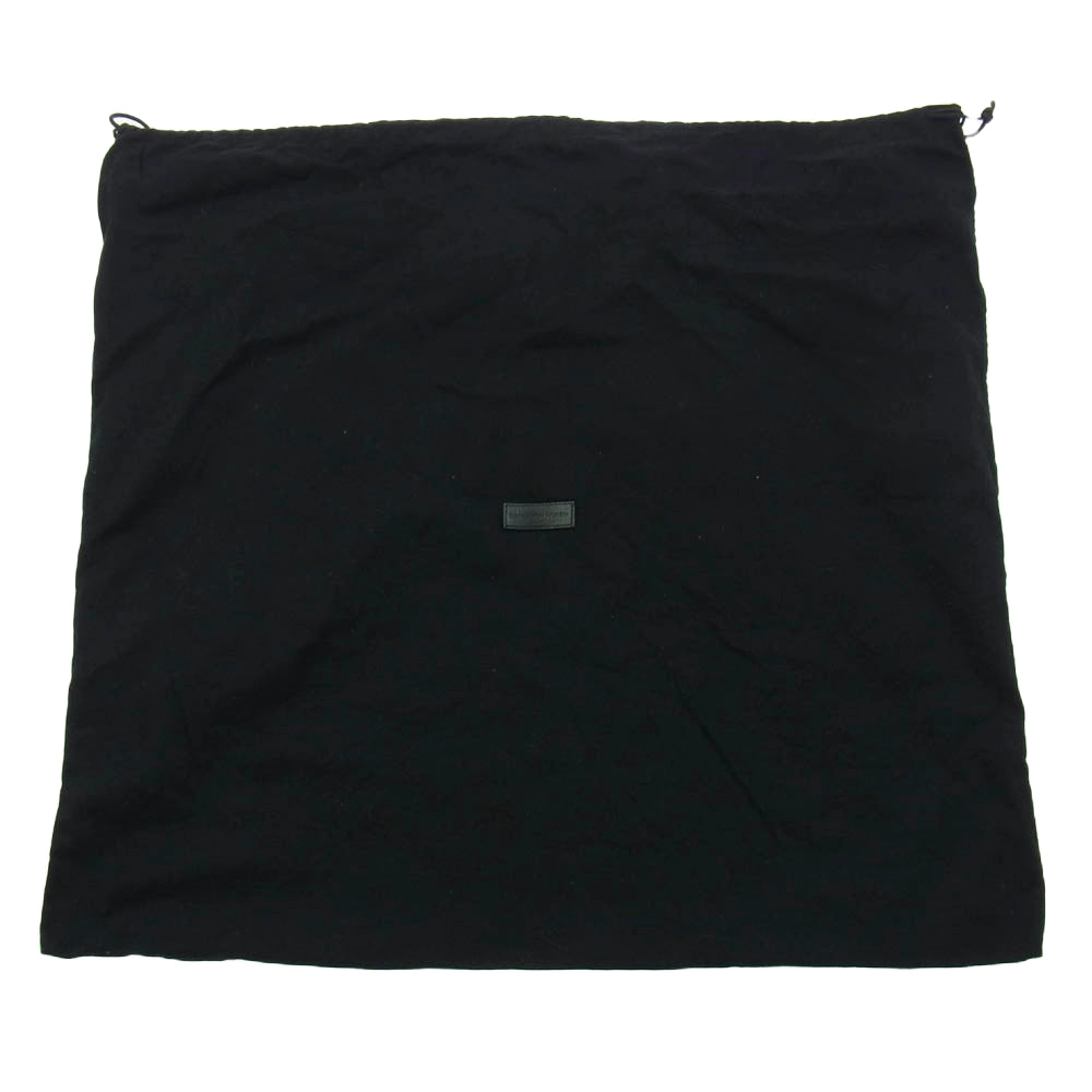 DRIES VAN NOTEN ドリスヴァンノッテン ハラコ レザー キャンバス トート バッグ ブラック系【中古】