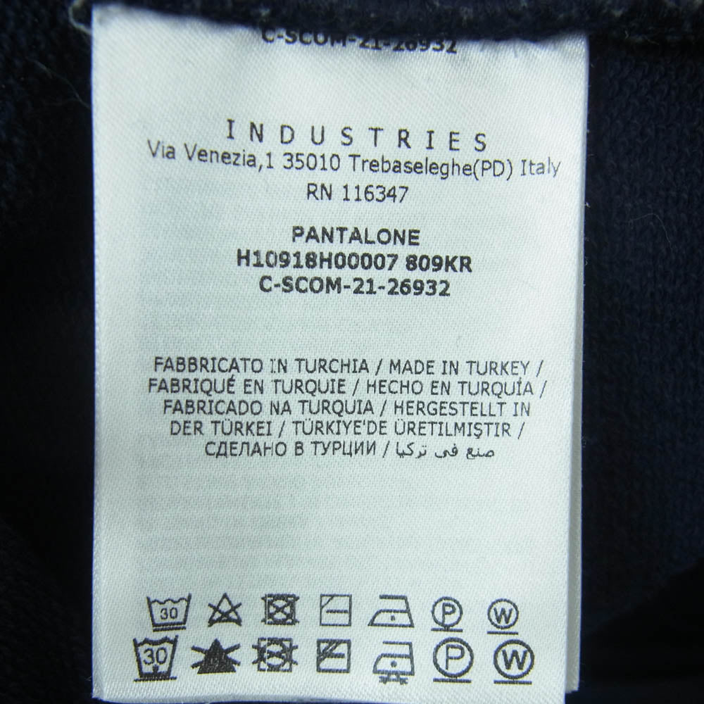 MONCLER モンクレール H10918H00007 スウェット ジョガー パンツ トルコ製 ネイビー系 L【中古】