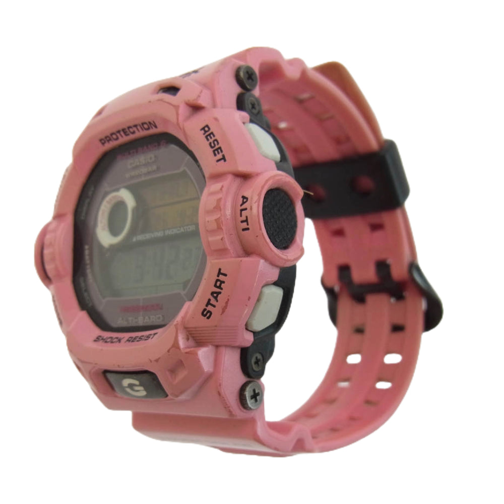 CASIO G-SHOCK カシオ ジーショック GW-9200KJ-4JR RISEMAN ライズマン デジタル アースウォッチ 腕時計 ピンク系【中古】