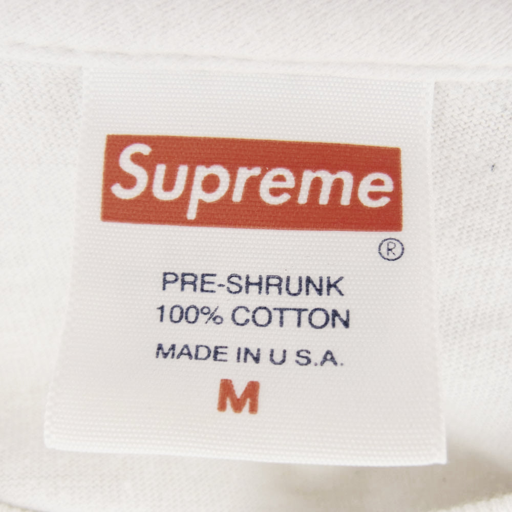 Supreme シュプリーム 19AW Faces L/S Tee フェイス 長袖 Tシャツ ホワイト系【中古】