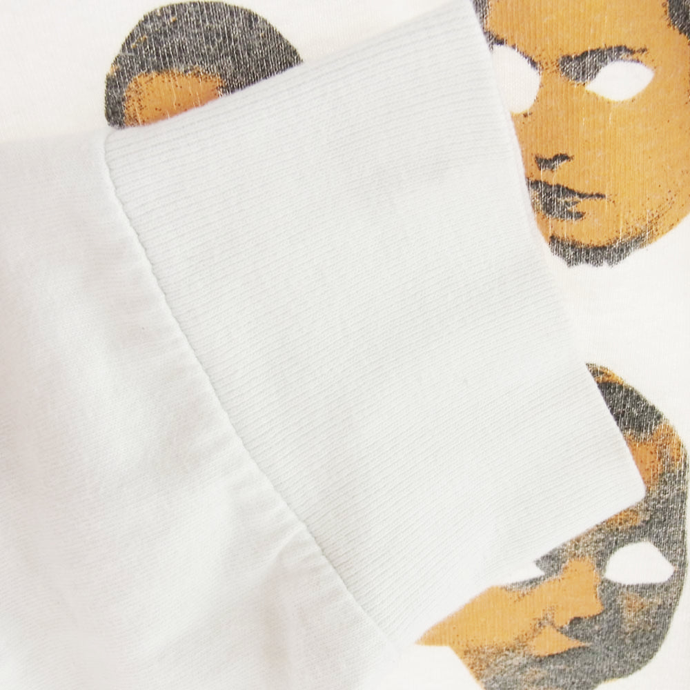 Supreme シュプリーム 19AW Faces L/S Tee フェイス 長袖 Tシャツ ホワイト系【中古】