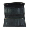 BILL WALL LEATHER ビルウォールレザー トライバルコンチョボタン ラージカレンシー レザー ウォレット 長財布 ブラック系【中古】