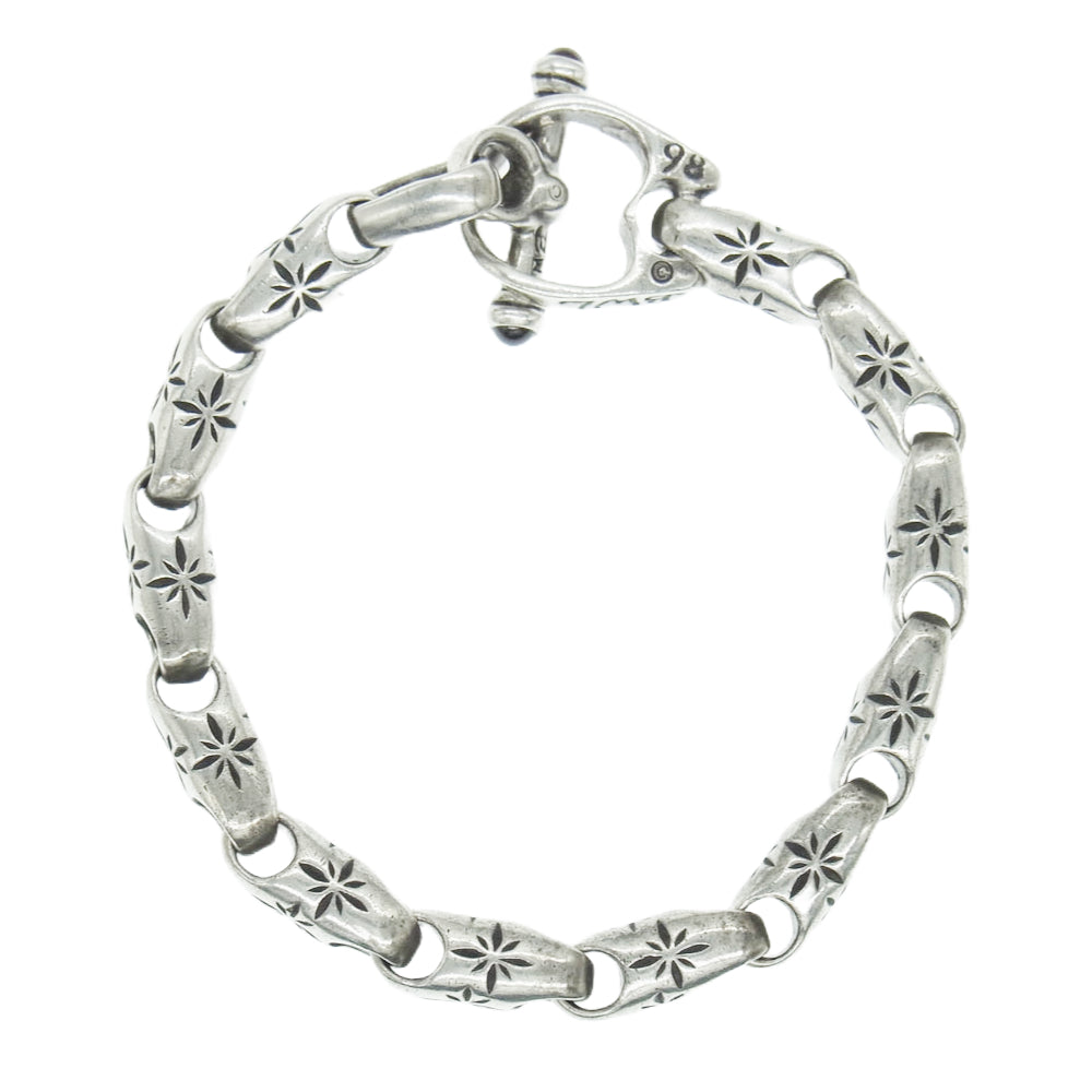 BILL WALL LEATHER ビルウォールレザー 12LINK Midstar Bracelet ミッドスター Tバー ブレスレット 12リンク シルバー系【中古】