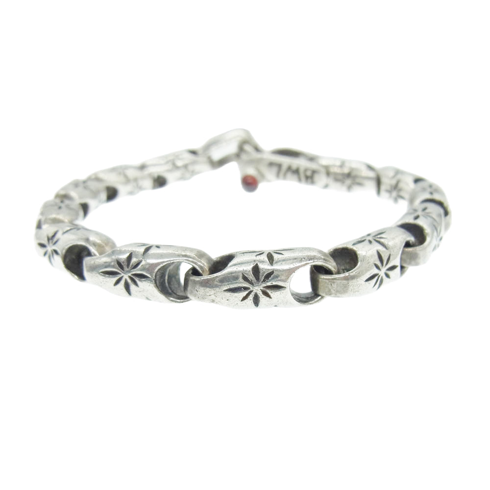 BILL WALL LEATHER ビルウォールレザー 12LINK Midstar Bracelet ミッドスター Tバー ブレスレット 12リンク シルバー系【中古】