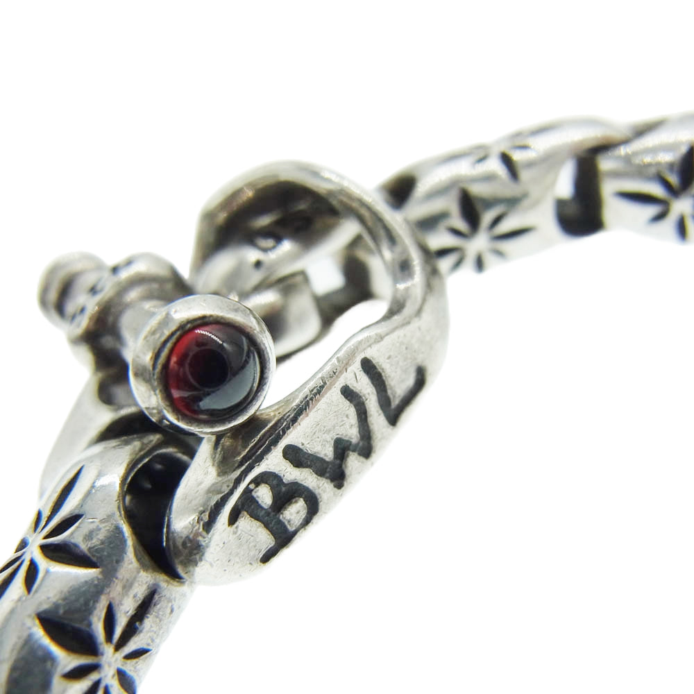 BILL WALL LEATHER ビルウォールレザー 12LINK Midstar Bracelet ミッドスター Tバー ブレスレット 12リンク シルバー系【中古】