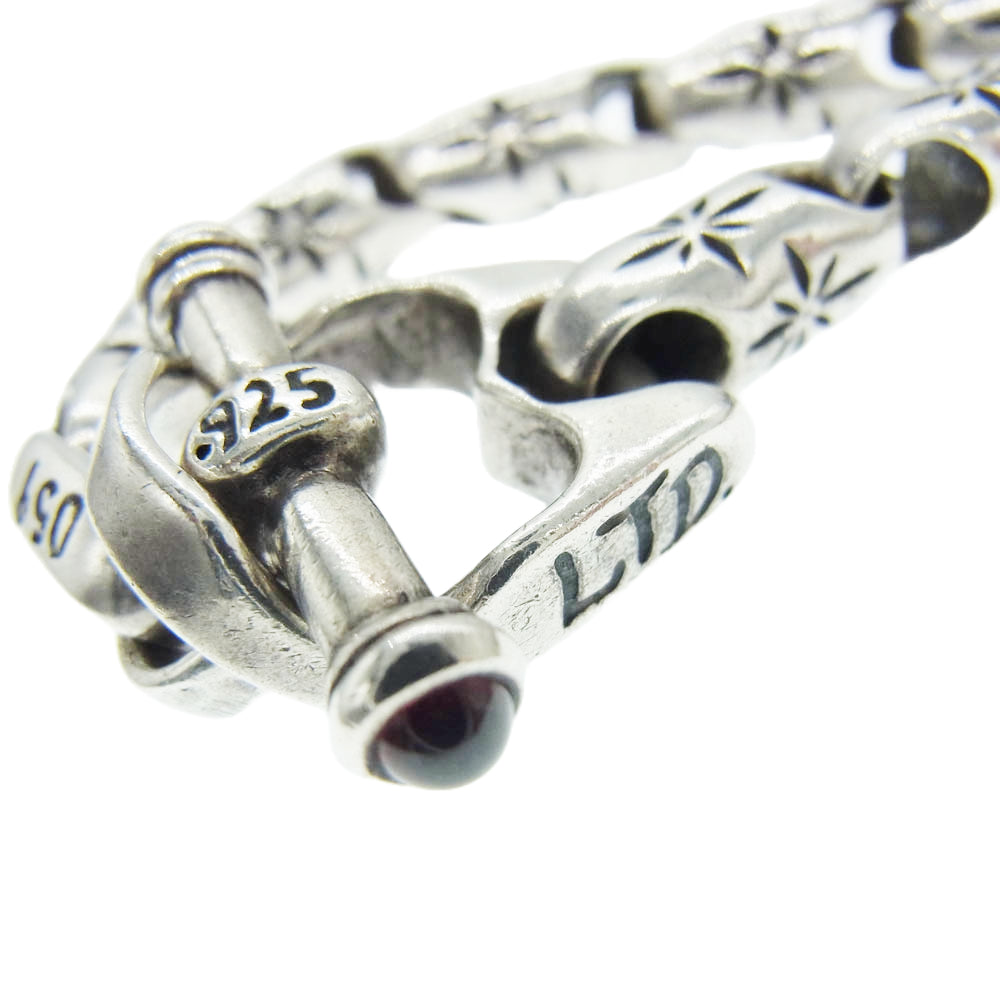 BILL WALL LEATHER ビルウォールレザー 12LINK Midstar Bracelet ミッドスター Tバー ブレスレット 12リンク シルバー系【中古】
