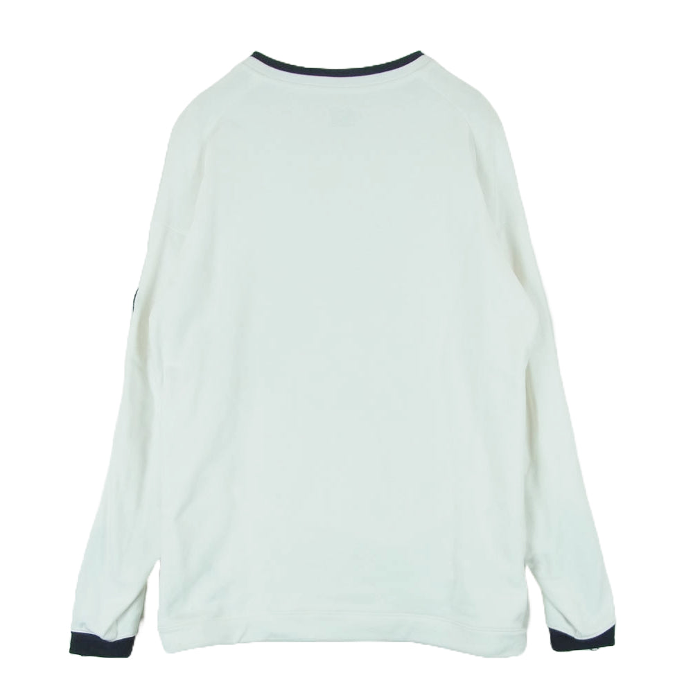 C.P.Company シーピーカンパニー 19SS 06CMSS004A 019 ロゴ アームレンズ 腕ゴーグル ジッパー ジップ スウェット トレーナー ホワイト系 M【中古】