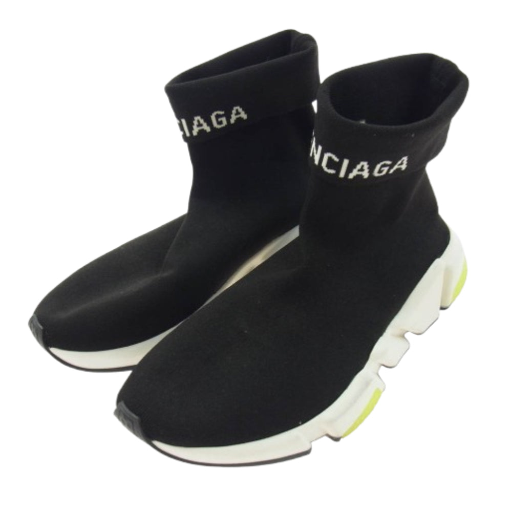 BALENCIAGA バレンシアガ Speed Trainer スピード トレーナー ソックス スニーカー ブラック ブラック系 27.5cm【中古】