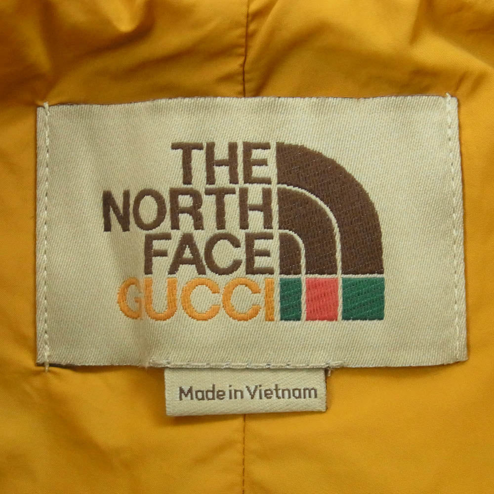 GUCCI グッチ 22SS 663766 ZLF8Z The North Face Pants ノースフェイス ナイロン ジョガー パンツ ネイビー系 グリーン系 M【中古】