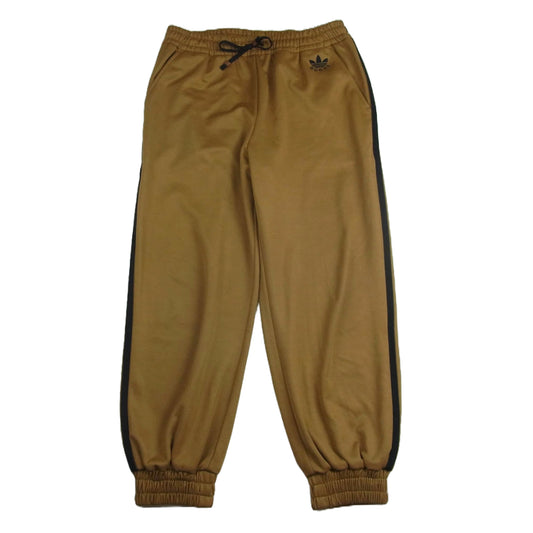 GUCCI グッチ 23SS 721641 XJEGU × ADIDAS アディダス トレフォイルロゴ サイドライン ジャージー ジョガー パンツ ブラウン系 L【中古】