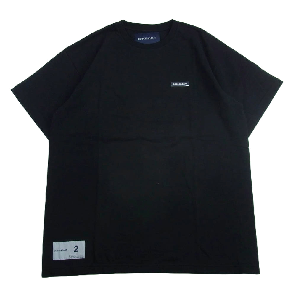 DESCENDANT ディセンダント 24SS 241ATDS-STM08S SPOT ORCA SS オルカ スポット 半袖 Tシャツ ブラック系 2【新古品】【未使用】【中古】