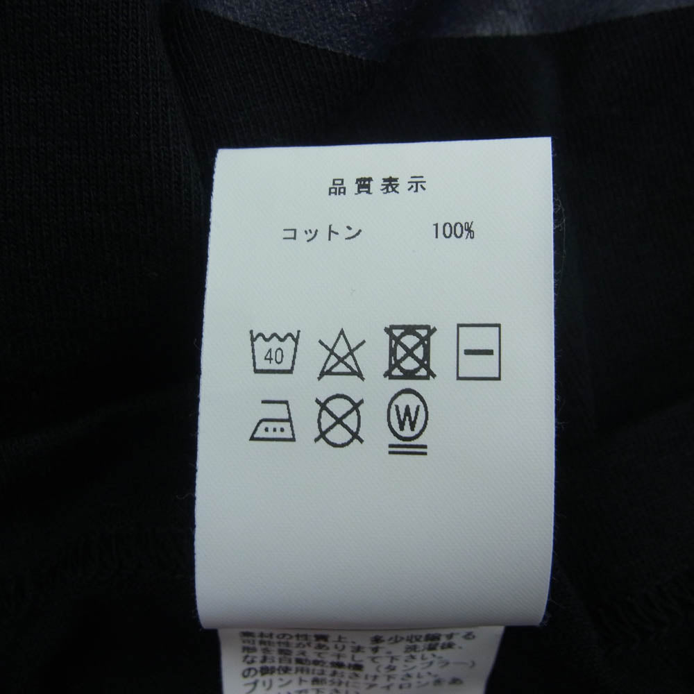 DESCENDANT ディセンダント 24SS 241ATDS-STM08S SPOT ORCA SS オルカ スポット 半袖 Tシャツ ブラック系 2【新古品】【未使用】【中古】