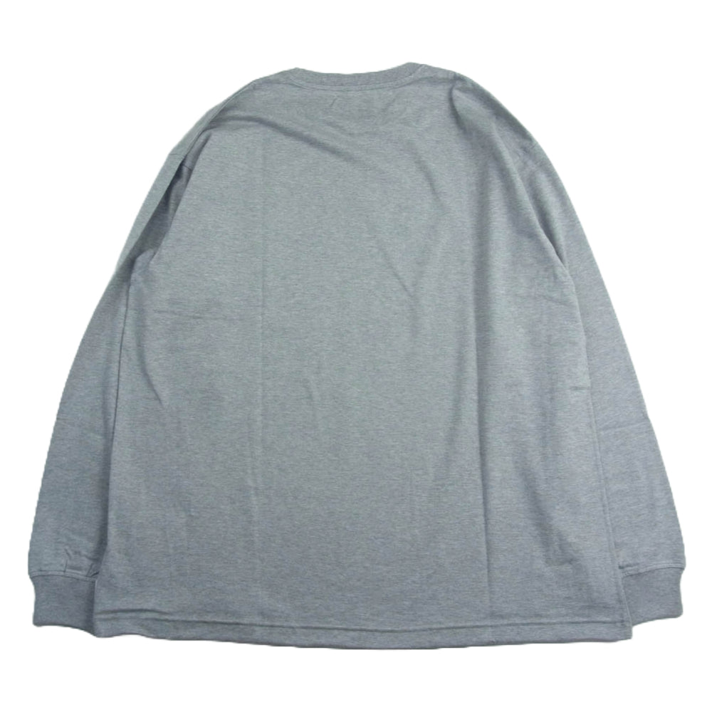 WTAPS ダブルタップス 24AW 242ATDT-CSM10 ACADEMY LS COTTON アカデミー MIKEプリント クルーネック 長袖 Tシャツ ロンT グレー系 02【新古品】【未使用】【中古】