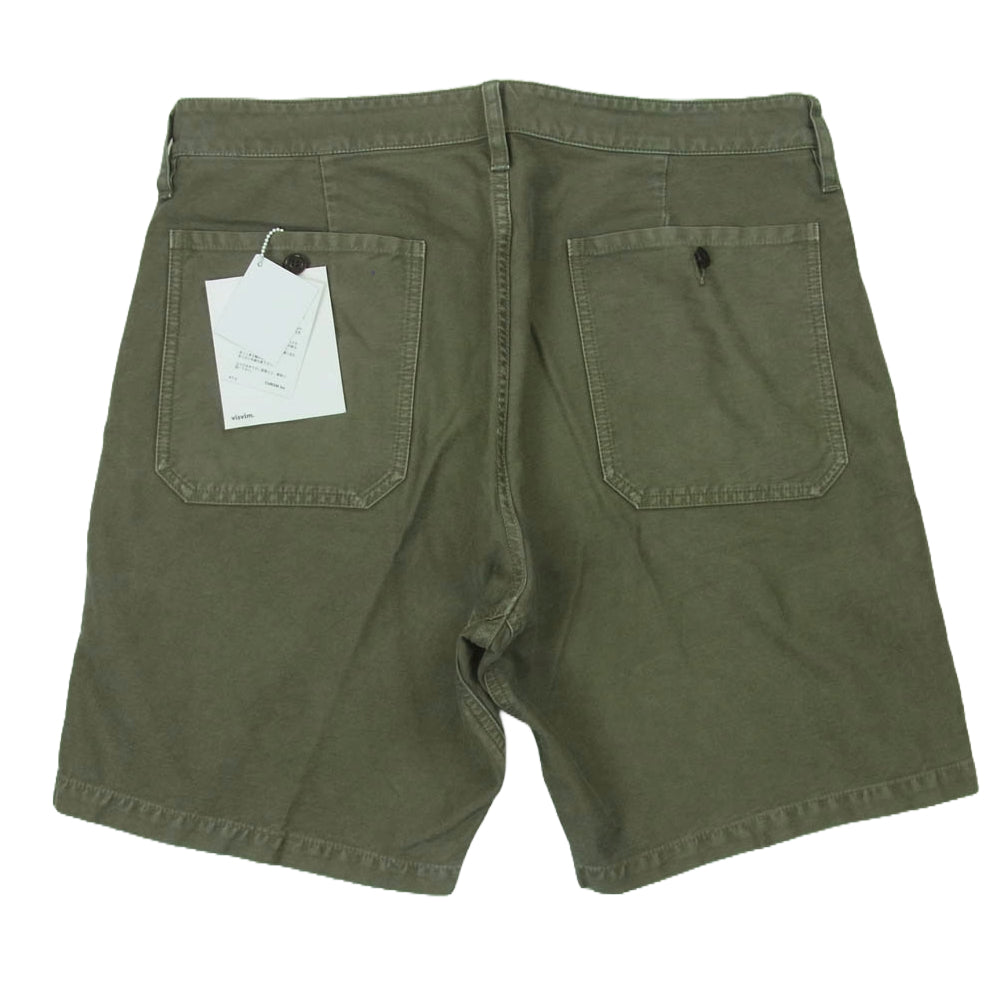 VISVIM ビズビム 19SS 0119305008003 PASTORAL SHORTS WASHED OLIVE ウォッシュド オリーブ ショーツ ハーフ ショート パンツ グレイッシュオリーブ系 3【中古】