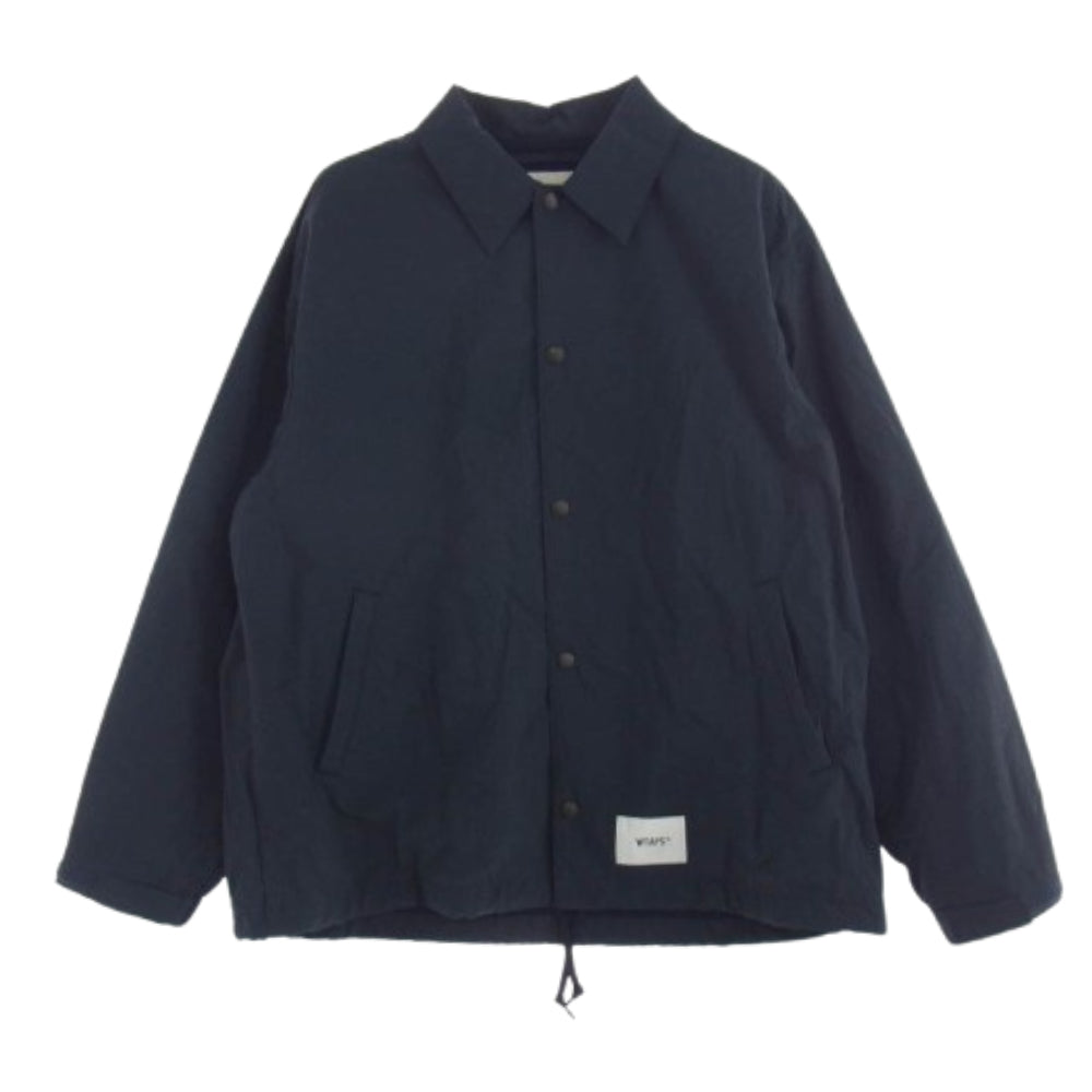 WTAPS ダブルタップス 23AW 232TQDT-JKM01 Chief Jacket Nylon Weather Sign シェフ コーチジャケット ネイビー系 03【中古】
