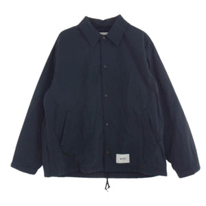 WTAPS ダブルタップス 23AW 232TQDT-JKM01 Chief Jacket Nylon Weather Sign シェフ コーチジャケット ネイビー系 03【中古】