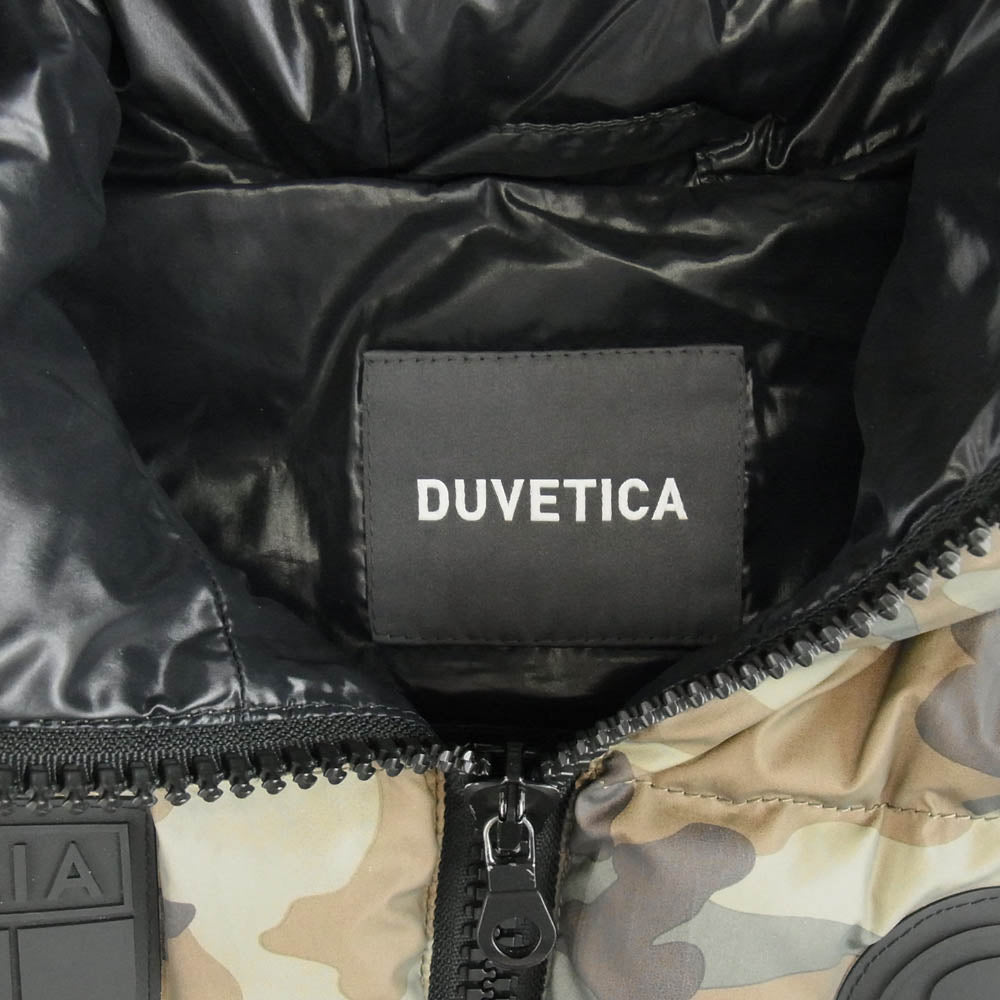 DUVETICA デュベティカ × ハイドロゲン 国内正規品 カモフラ 迷彩 ダウンベスト マルチカラー系 48【中古】