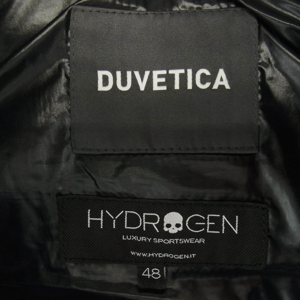 DUVETICA デュベティカ × ハイドロゲン 国内正規品 カモフラ 迷彩 ダウンベスト マルチカラー系 48【中古】
