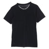 CHROME HEARTS クロムハーツ（原本無） NECK LOGO S/S バック ホースシュープリント ネックロゴ 半袖 Tシャツ ブラック系 S【中古】