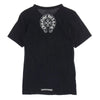 CHROME HEARTS クロムハーツ（原本無） NECK LOGO S/S バック ホースシュープリント ネックロゴ 半袖 Tシャツ ブラック系 S【中古】