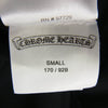 CHROME HEARTS クロムハーツ（原本無） NECK LOGO S/S バック ホースシュープリント ネックロゴ 半袖 Tシャツ ブラック系 S【中古】