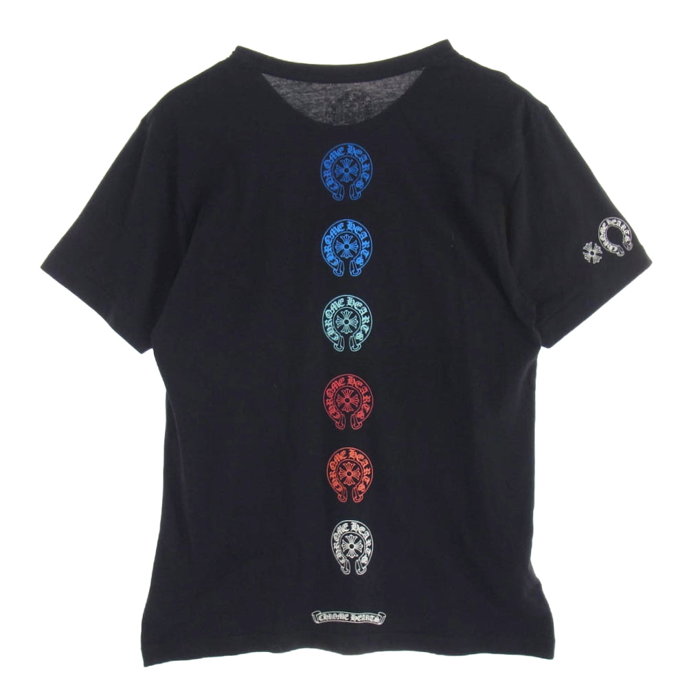 CHROME HEARTS クロムハーツ（原本無） Multi Color Horseshoe T-shirt CHプラス マルチカラー ホースシュー 半袖 Tシャツ ブラック系 M【中古】